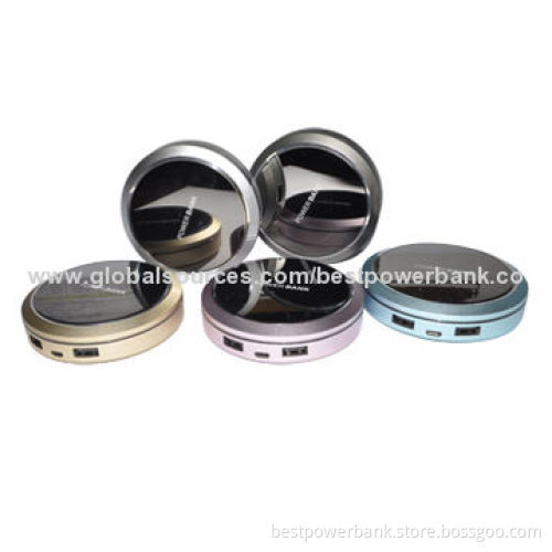 High-quality Unique One Aluminum Alloy Dual-USB Port Smart Power Banks with Breathing Light Logo/OEM